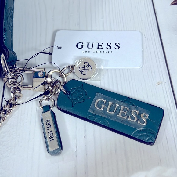 🎄NWT GUESS DOUBLE ZIPPER NINNETTE GREEN PINE CROSSBODY BAG - Picture 3 of 11